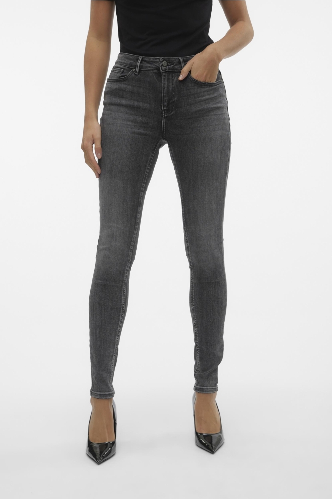 VMFLASH MR SKINNY JEANS LI213 GA NO 10298723 Medium Grey Denim